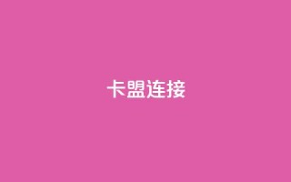卡盟连接 - 卡盟链接的优势及使用技巧~