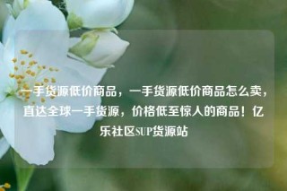 一手货源低价商品，一手货源低价商品怎么卖，直达全球一手货源，价格低至惊人的商品！亿乐社区SUP货源站