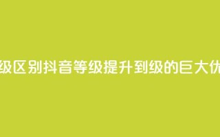 抖音1-60级与75级区别 - 抖音等级提升到75级的巨大优势!