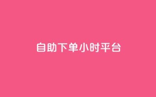 自助下单24小时平台Xhs - 便捷高效！24小时自助下单平台Xhs, 快速满足您的需求!
