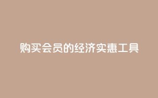 购买QQ会员的经济实惠工具