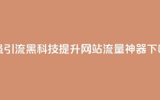 超强引流黑科技：提升网站流量神器