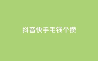 抖音快手1毛钱1000个攒,自助下单24小时平台 - 抖音粉丝增加 - 点赞自助平台有哪些
