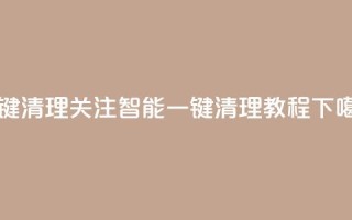 ks一键清理关注 - KS智能一键清理教程!