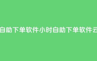 qq云商城24小时自助下单软件(24小时自助下单软件-qq云商城)