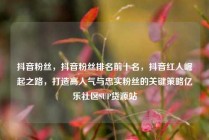 抖音粉丝，抖音粉丝排名前十名，抖音红人崛起之路，打造高人气与忠实粉丝的关键策略亿乐社区SUP货源站