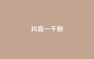 抖音一千粉,快手24小时下单平台最低价 - 快手1元100粉丝活粉的方法 - dy业务推广