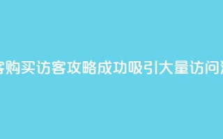 qq如何买访客(QQ购买访客攻略：成功吸引大量访问流量！)