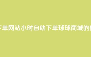 球球商城24小时自助下单网站 - 24小时自助下单：球球商城的便捷购物体验~