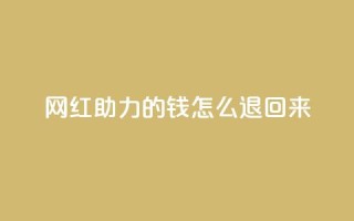 网红助力的钱怎么退回来,qq空间说说赞自助下单 - 拼多多0.01积分后面是什么 - 拼多多700现金步骤