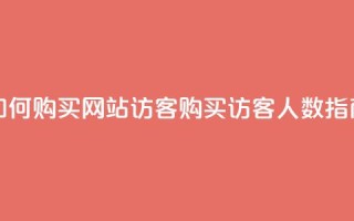 如何购买网站访客：QQ购买访客人数指南