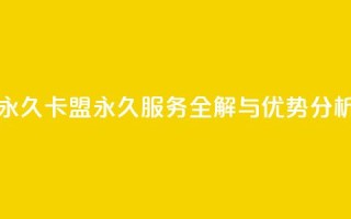卡盟刷svip永久 - 卡盟永久SVIP服务全解与优势分析!