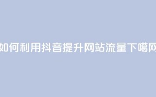 如何利用抖音提升网站流量