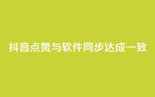 抖音点赞与软件同步达成一致