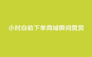 24小时自助下单商城瞬间赞赏