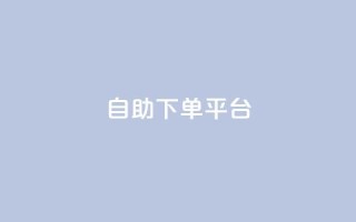 自助下单平台,子潇网络低价自助下单 - 云小店24小时自助下单 - 抖音24小时全自助下
