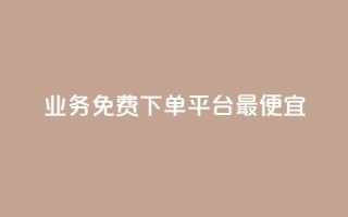 ks业务免费下单平台最便宜 - qq访客达到多少显示万