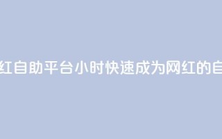 二十四小时网红自助平台(24小时快速成为网红的自助平台)