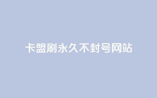 卡盟刷svip永久不封号网站 - 卡盟网站，安全稳定的永久SVIP服务，绝无封号风险~