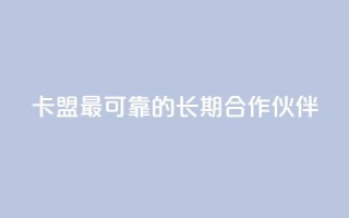 卡盟最可靠的长期合作伙伴