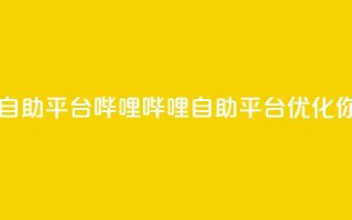 哔哩哔哩业务自助平台(哔哩哔哩自助平台：优化你的业务)