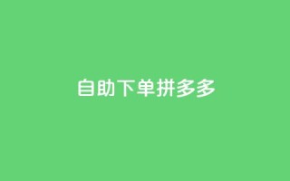 自助下单拼多多,KS低价作品双击 - qq怎么样充赞 - 快手平台业务网