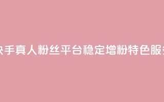 快手真人粉丝平台稳定增粉特色服务