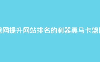 黑马卡盟网 - 提升网站排名的利器——黑马卡盟网!
