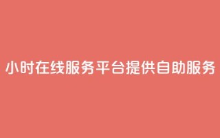 24小时在线服务平台提供自助服务