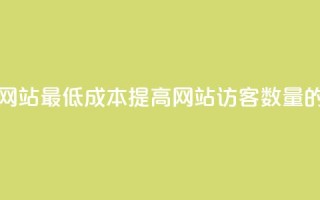 qq刷访客最低网站 - 最低成本提高网站访客数量的方法~