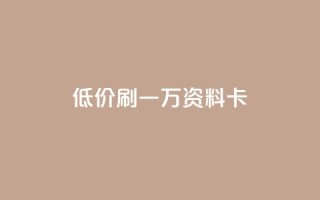 低价刷一万qq资料卡,qq空间访客 - 黑科技引流推广神器怎么下载 - 快手推广引流