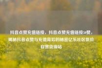 抖音点赞充值链接，抖音点赞充值链接50赞，揭秘抖音点赞与充值背后的秘密亿乐社区低价自营货源站