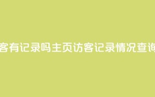 qq主页访客有记录吗 - QQ主页访客记录情况查询!