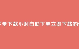 云商城24小时自助下单下载 - 24小时自助下单，立即下载的便捷云商城~