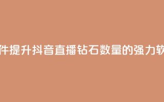 抖音刷钻石软件 - 提升抖音直播钻石数量的强力软件推荐~