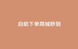 24h自助下单商城秒到,全网最低价自助下单软件 - 抖音平台自助服务 - 快手下单自助