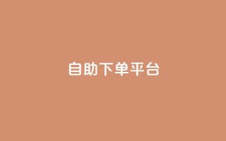 自助下单平台,微信卡盟24小时下单平台 - 名片10万赞 - 抖音涨粉可以花钱买吗