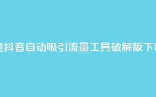免费抖音自动吸引流量工具破解版