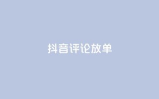 抖音评论放单,粉丝ks - ks低价下单平台 - ks24h自助下单