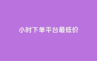 24小时下单平台最低价,卡盟货源批发网 - 低价一万qq空间访客量 - 点赞下单平台自助