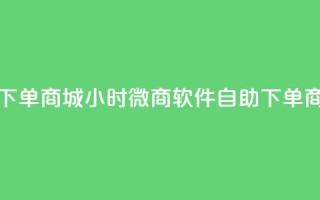 24小时微商软件自助下单商城(24小时微商软件自助下单商城优势解析)