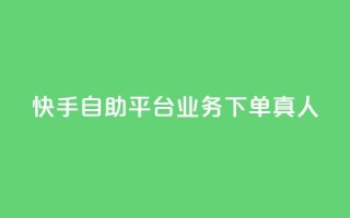 快手自助平台业务下单真人,快手买东西付款方式有哪几种 - qq空间访客量10000 - 一秒10000赞机器