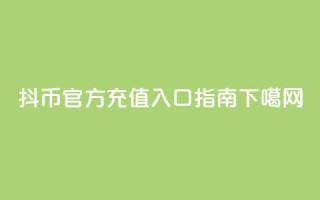 抖币官方ios充值入口指南