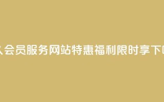 永久QQ会员服务，网站特惠福利限时享！