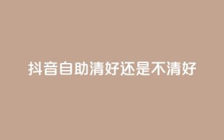 抖音自助清好还是不清好,子潇平台自助下单 - 小红书刷播放 - 全网推广引流黑科技