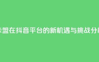 卡盟在抖音平台的新机遇与挑战分析