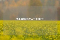 快手直播协议人气万能王1