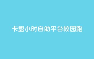 卡盟24小时自助平台校园跑 - 校园跑自助卡盟全天候服务平台！
