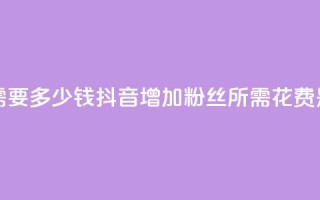 抖音涨100粉丝需要多少钱 - 抖音增加100粉丝所需花费是多少？!