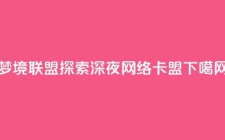 梦境联盟：探索深夜网络卡盟